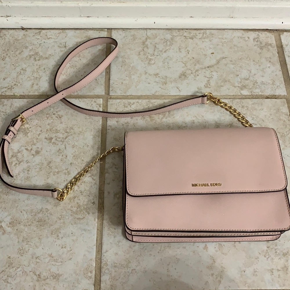 Michael Kors Light Pink Crossbody Bag